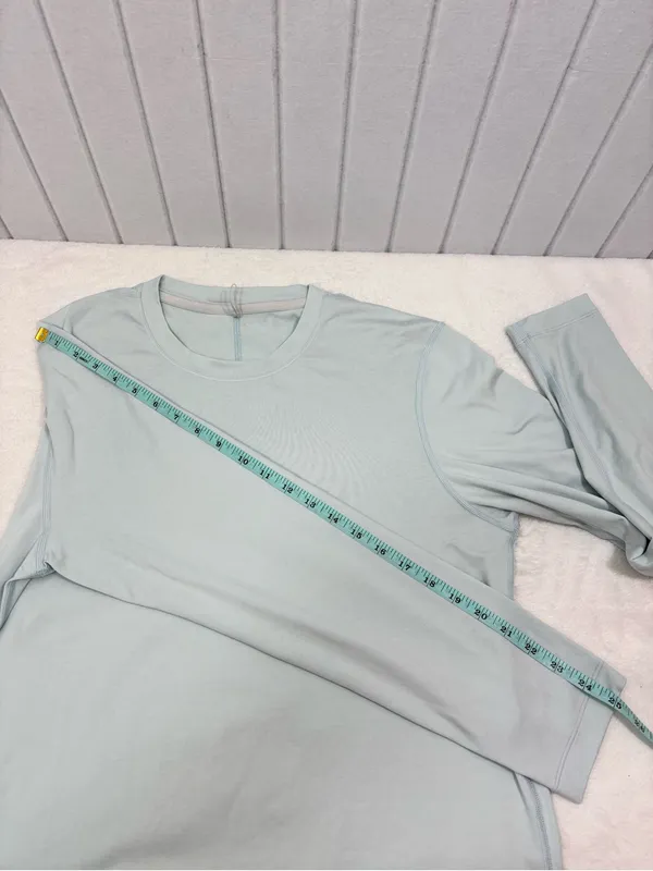 lululemon athletica Pale Blue Long-Sleeve Crew Tee - Image 9