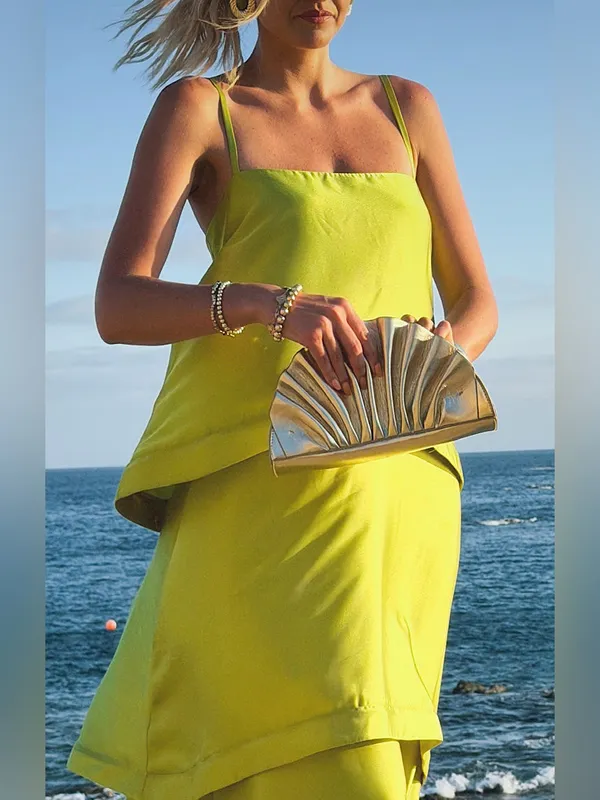 Show Me Your Mumu Ella Chartreuse Green Maxi Dress size Medium M NWOT - Image 2