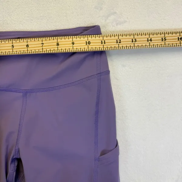 Outdoor Voices Zoom 8"‎ Biker Shorts Maypop Purple High Rise Pockets XS NEW READ - Image 4
