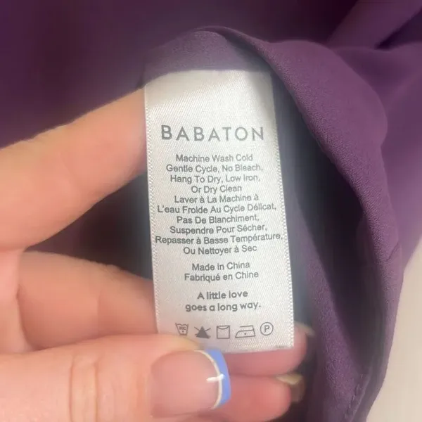 ✨Aritzia BABATON Randy Purple Sz XXS Blouse✨ - Image 10