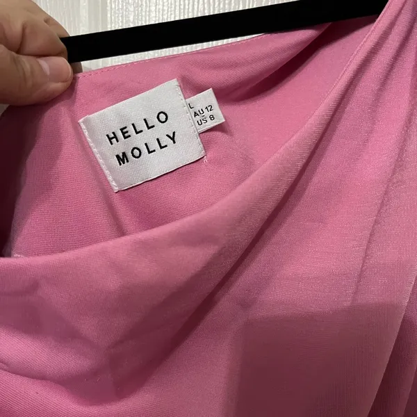 Hello Molly CUPID AND PSYCHE MIDI DRESS one shoulder size 8‎ - Image 6