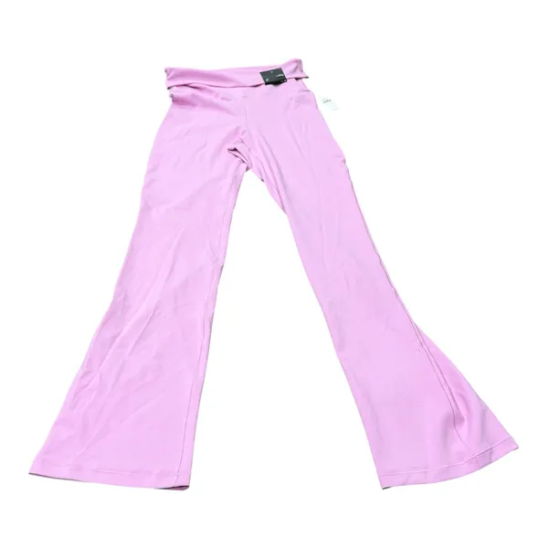 Gap fit Smooth Foldover Mini Flare Leggings, Women’s Size Medium, Pink, NEW - Image 2