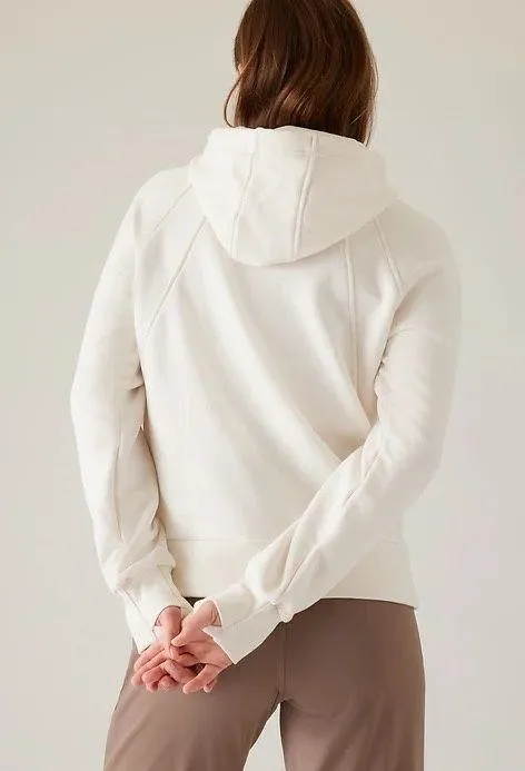Retroplush Revive Hoodie Sweatshirt in Magnolia White Size M - Image 6