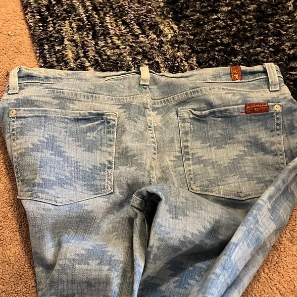 7 for all mankind‎ Aztec skinny jeans 32 - Image 8