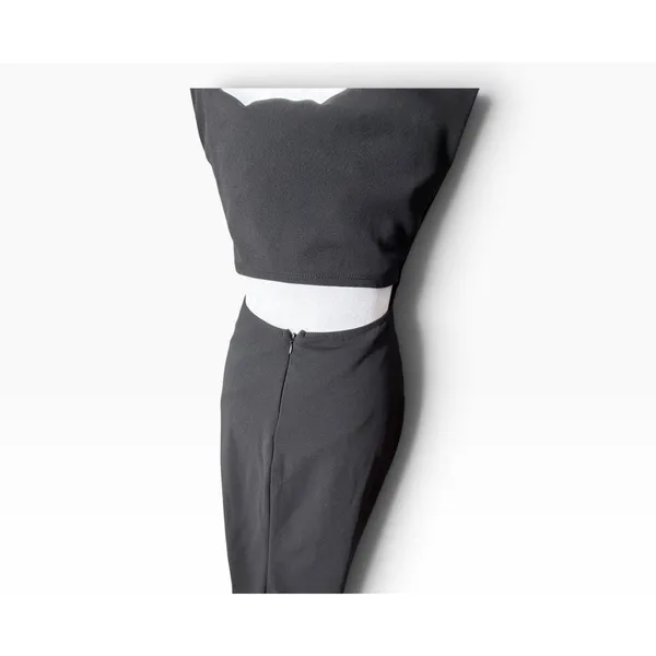 Lulus Women Black midi Dress Size Medium - Image 6