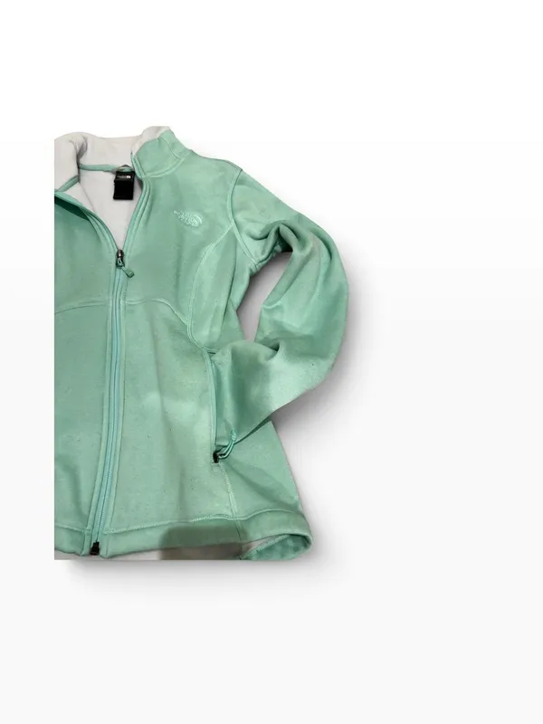 The North Face Mint Green Fleece Zip-Up Jacket - Image 5