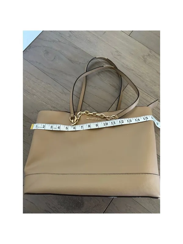 Michael Kors Tan Leather Jet Set Chain Tote Bag - Image 10