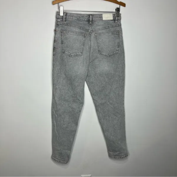 MNG denim mom jeans‎ gray acid wash size 8 - Image 7