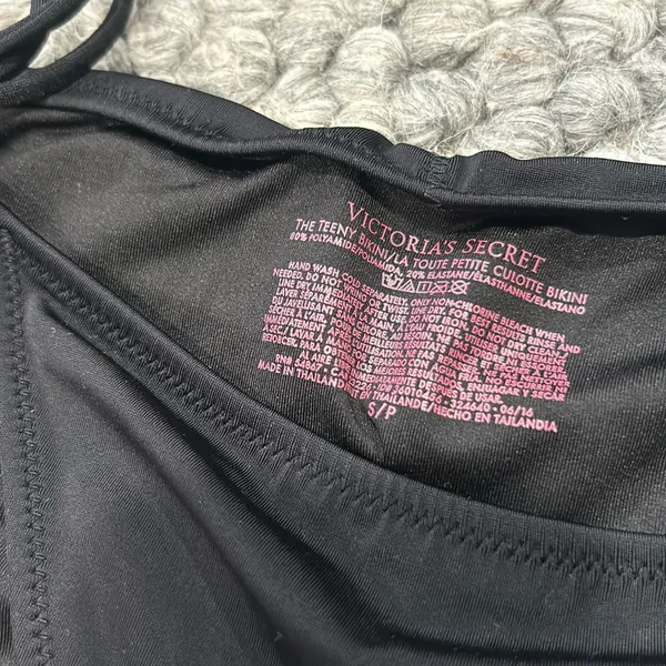 Victorias Secret Black Mini Bikini Set Size Small‎ - Image 4