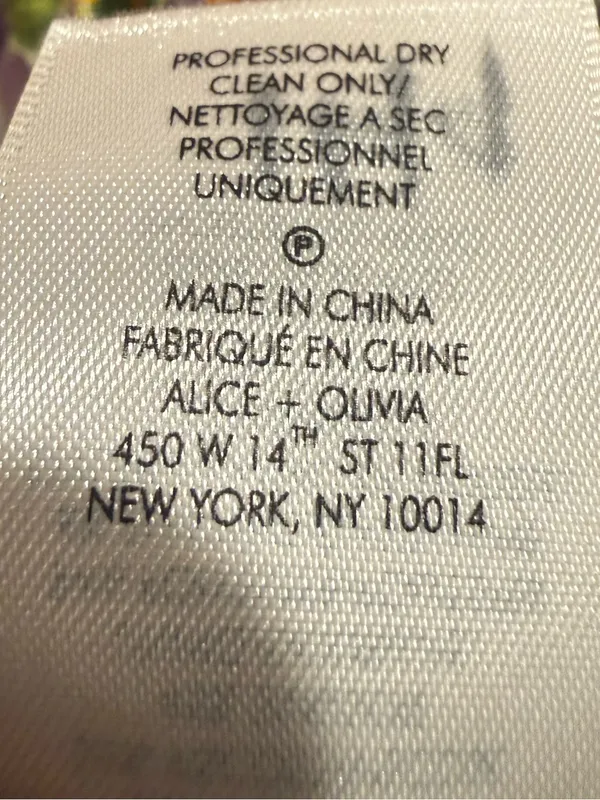 Alice‎ + Olivia Katrina Silk Blend Dress In Water Lotus Lavander Size S/M - Image 10