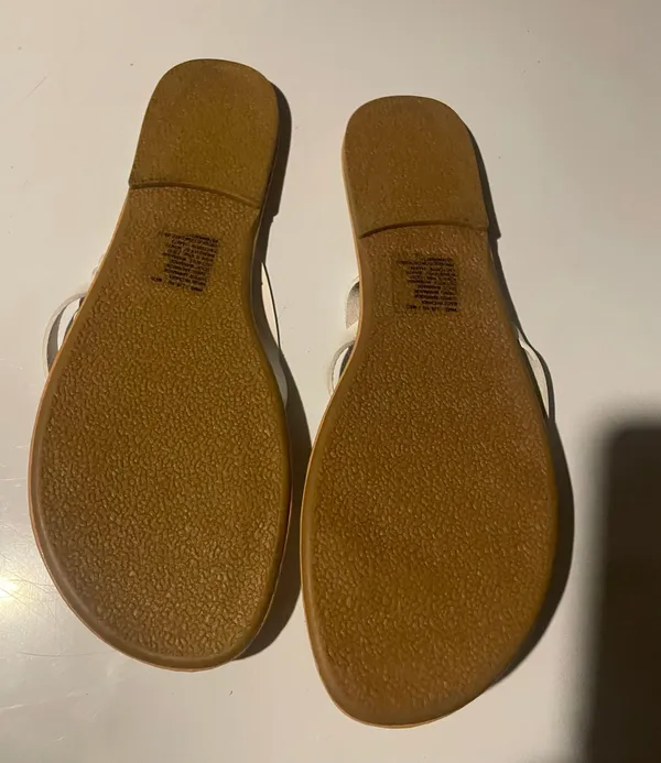 Womens Sandals Size 9 White - Image 2
