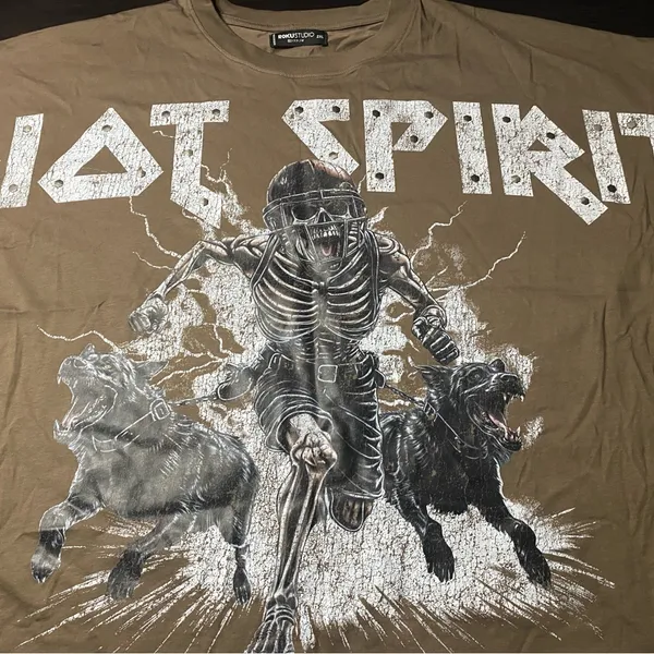 Studio Tan 'Riot Spirit' Graphic Tee - Image 2