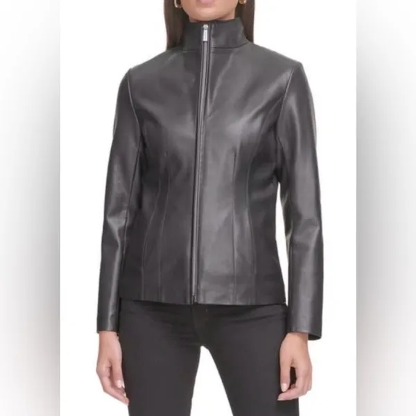 Kenneth cole  NWT Faux leather Jacket - Image 6