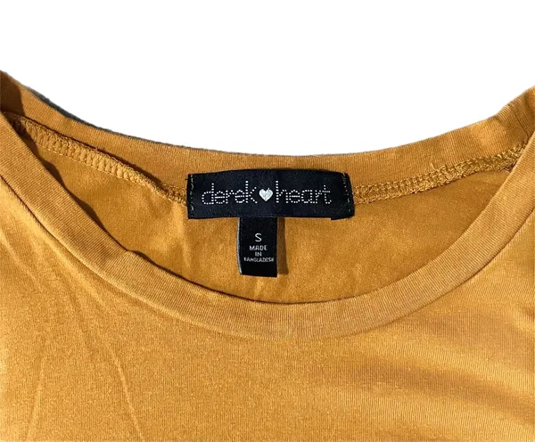🧡 Derek Heart Golden Orange Bodycon Dress - Image 7