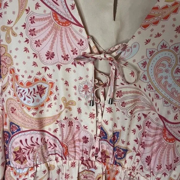 Lovers + Friends Epiphany Paisley Romper L NWT - Image 3