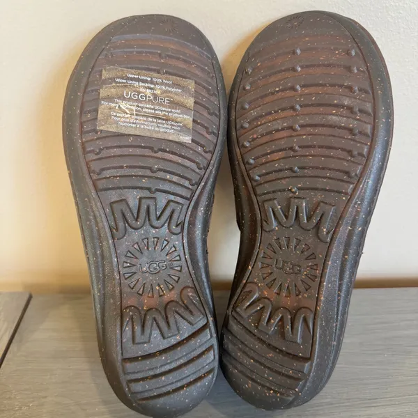 UGG Anila Wool Lined Leather Brown Clog‎ Slip On Shoes Brown Comfort 7 - Image 6