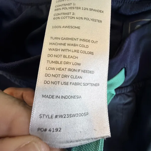 FIGS Womens zamora Freex Jogger Scrub Pants Navy Blue scrubs medical Size small - Image 10
