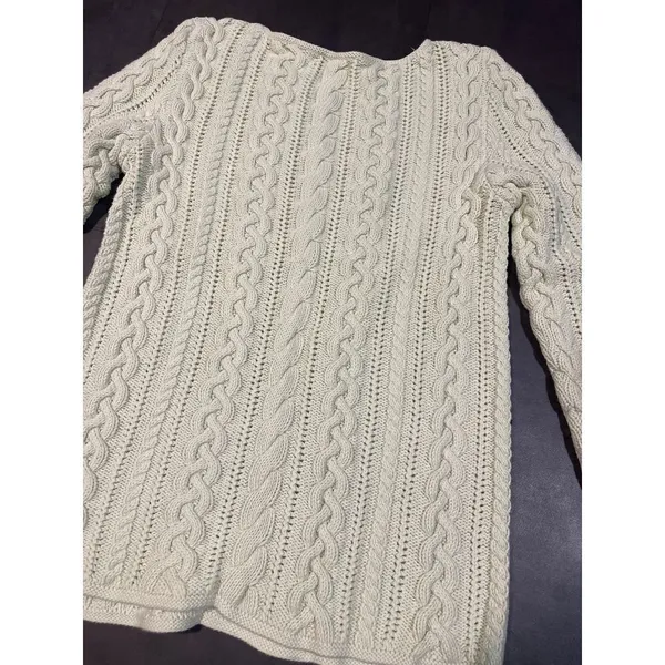Lauren‎ Ralph Lauren mint greenCable Knit Sweater - Luxurious Comfort B-30 - Image 5