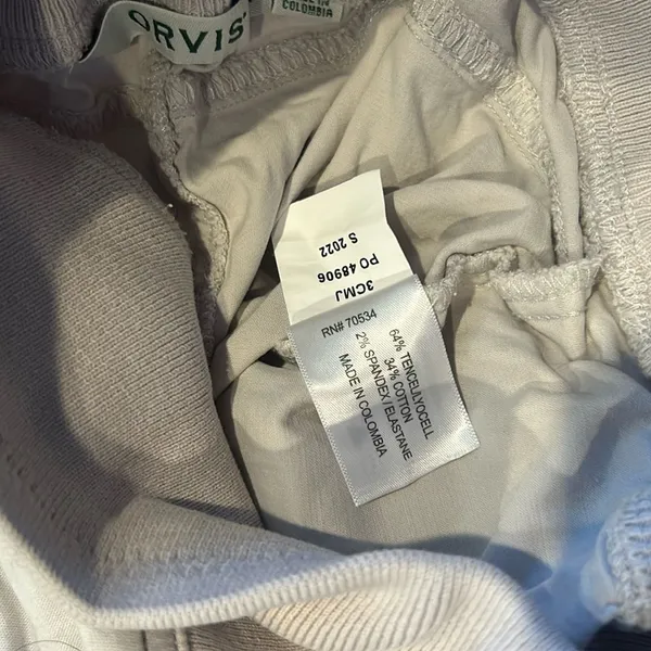 Orvis Tencel/Cotton Grey Cargo Capri Pant Size 4 - Image 7