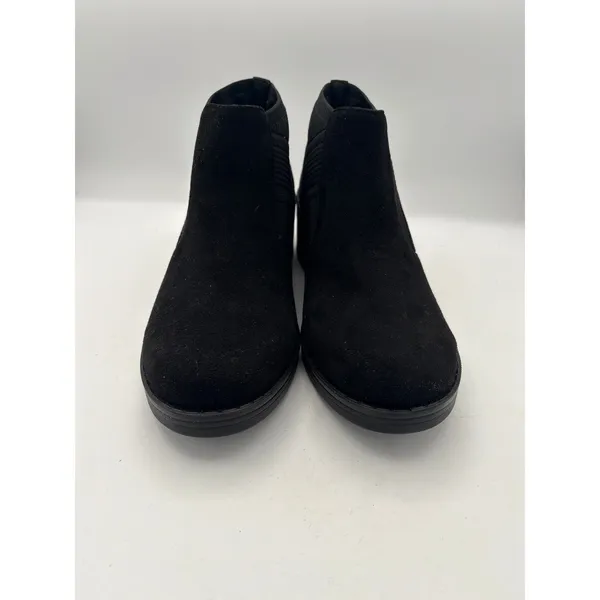 Women’s LifeStride Size 10 Black Suede Ankle Boots - Image 2