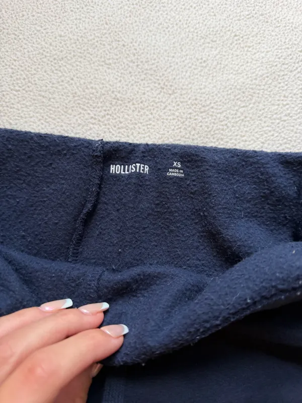Hollister Cotton Shorts Navy XS - Image 2