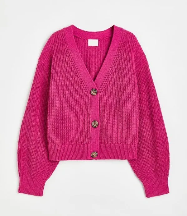 Pink Sweater Cardigan - Image 2