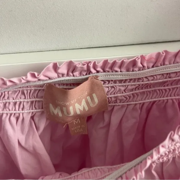 Show Me Your Mumu Annalynne Mini Dress Petal Pink - Image 8