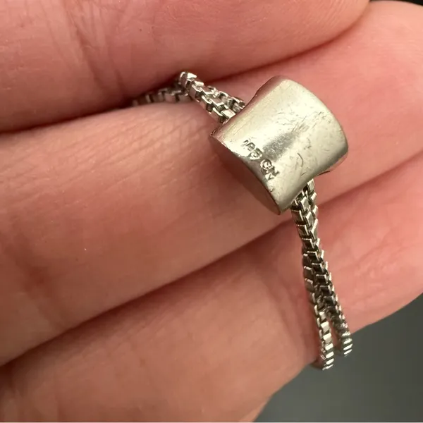 Brilliance Swarovski Crystal Silver-tone Slider Adjustable Bracelet 5g. - Image 12