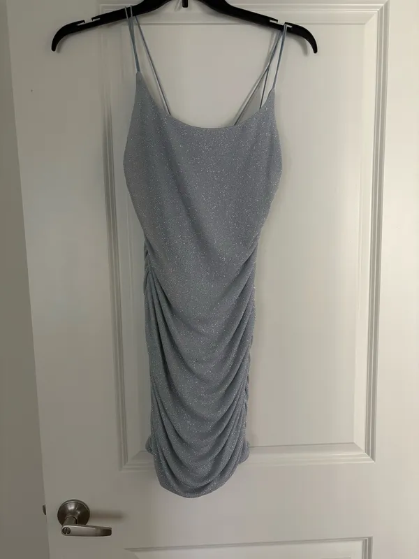 B Darlin Dillard's Sparkly Bodycon Mini Dress - Image 2
