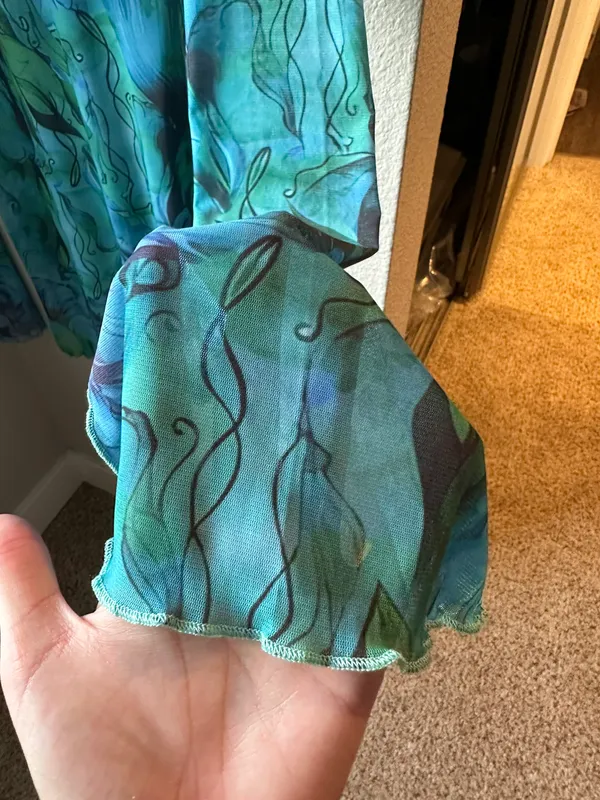 Blue Blush Blue Green Dress - Image 3