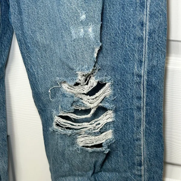 Levi's Ribcage Straight Ankle Women's High‎ Rise Jeans Light Wash 27 x27 - Image 5