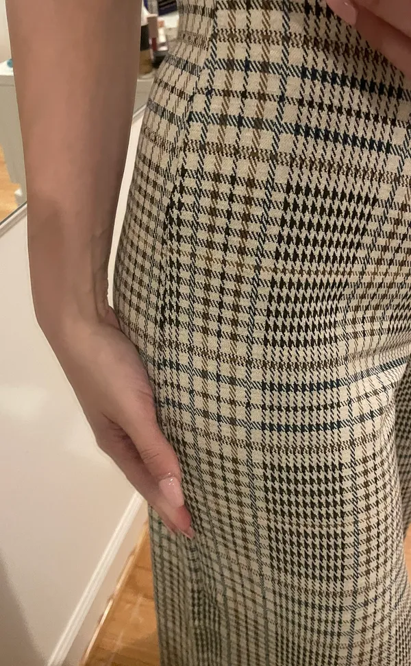 Stretchy Plaid Pants - Image 2