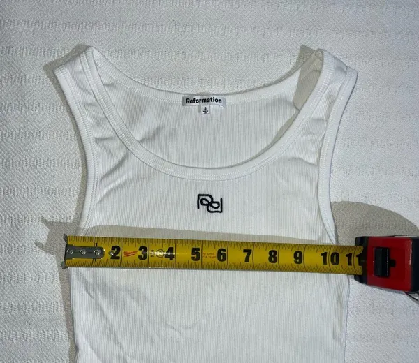 Reformation Erina Knit Tank Size Small Deadstock Minimalist Chic Clean Girl - Image 7