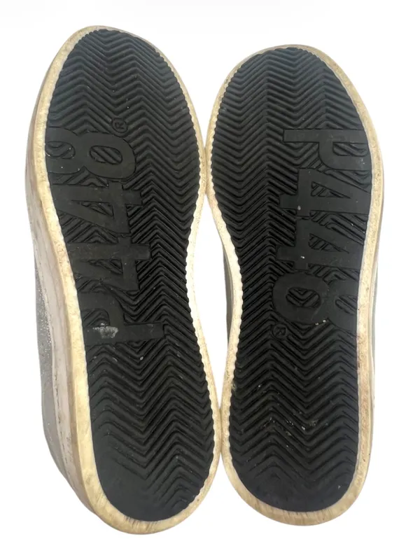 P448 John sneakers shimmering silver and metallic glitter sz‎ 39 - Image 6