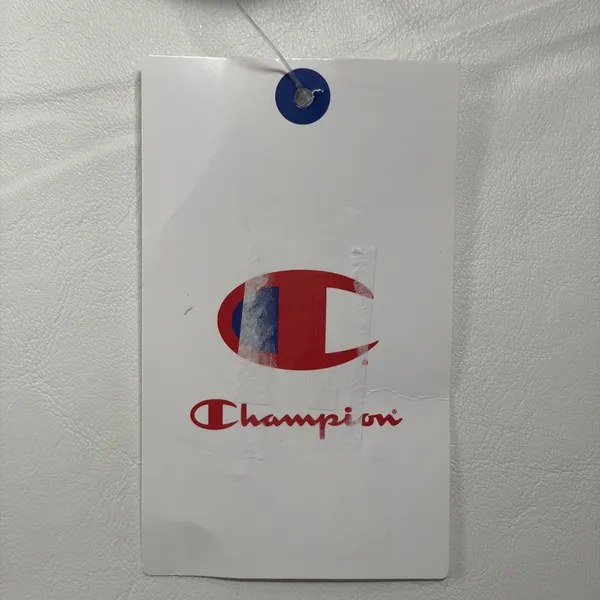 Champion USA Colorblock Cropped Windbreaker Jacket Red Blue Large Retro‎ NEW - Image 10