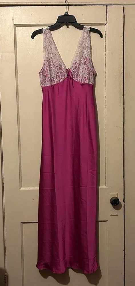 Free People NWOT Countryside Maxi Slip | Size: S | Hot Pink - Image 3