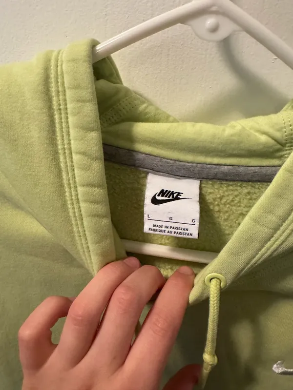 Neon Green Nike Sweatshirt - Image 3