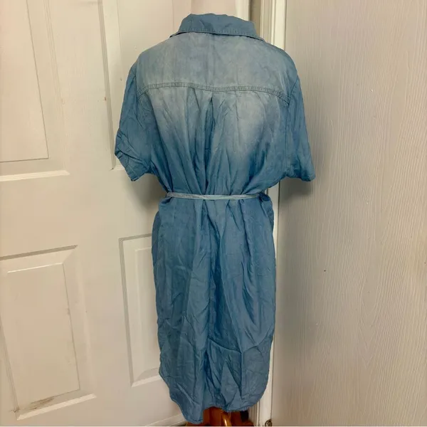 Maurices Chambray Shirt Dress B3* - Image 4