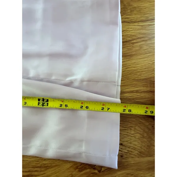 Sunday Best Satin Square Neck Mini Dress Adjustable Straps Pink Lavender Size 00 - Image 9