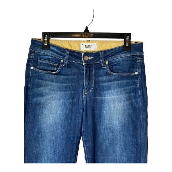 Paige‎ Jeans Women 27 Blue Medium Wash Denim Ankle Faded Skyline Skinny - Image 5