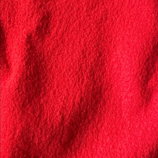 COS Red Textured Hoodie Minimalist Oversized Pullover Sweater - Image 5