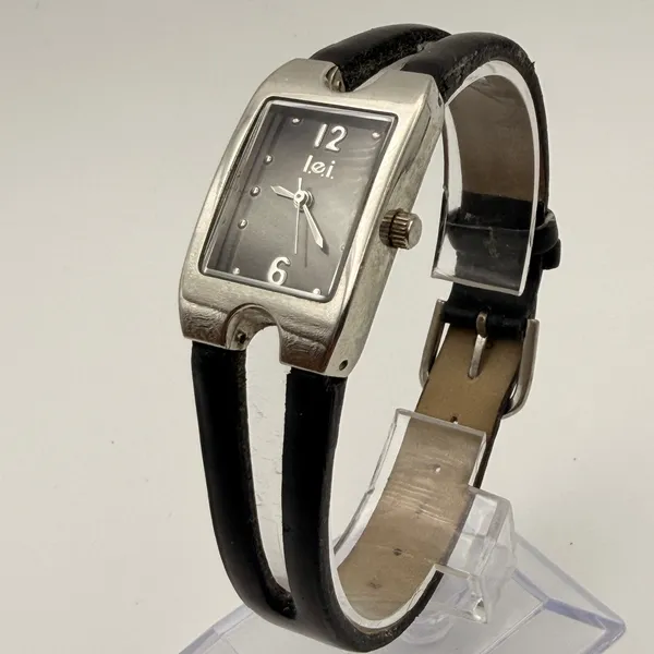 Vintage L.e.i. Y2K Split-Strap Fashion Watch LEIL 9530 Working New Battery - Image 2