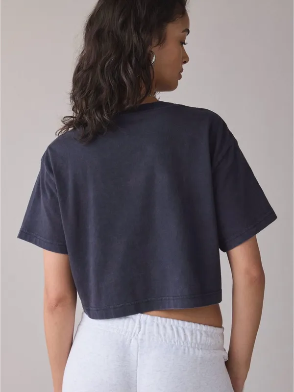 Nike Short Sleeve Cropped Black Basketball Graphic Tee Sz Large NWT The Nike Tee - Image 3