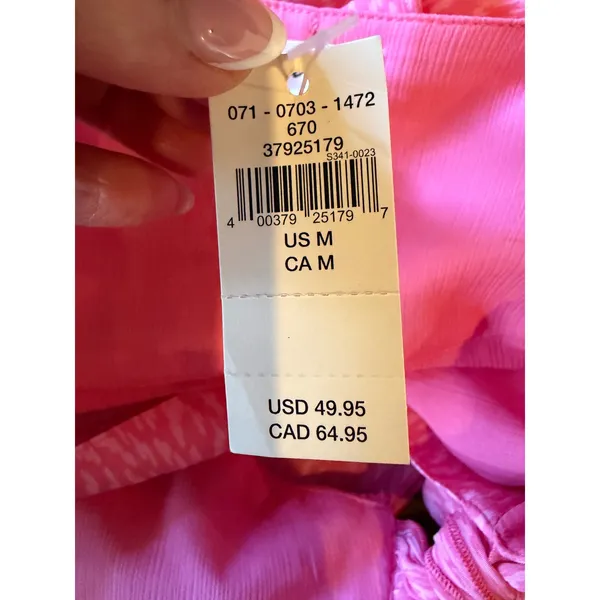 Aerie Chiffon Wrap Skirt Women Medium Pink Clay NWT Layered Ruffle Coquette AE - Image 7