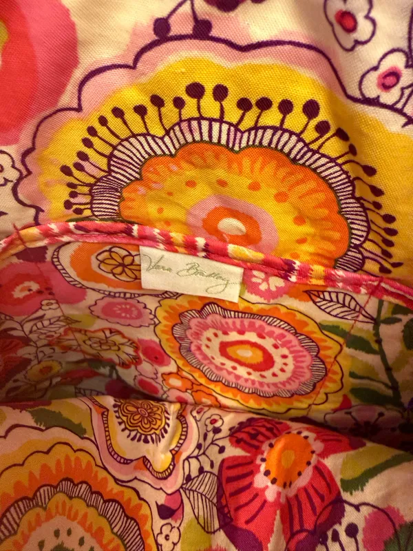 Vera Bradley Pink Geometric Tote  - Image 4