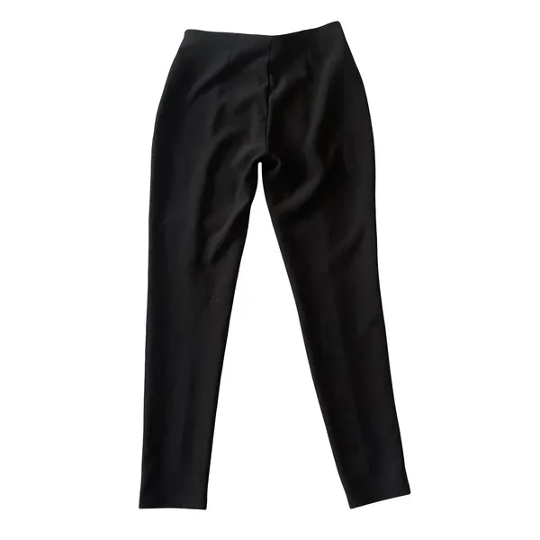 Indero Button Detail Ankle Pants Black - Image 4
