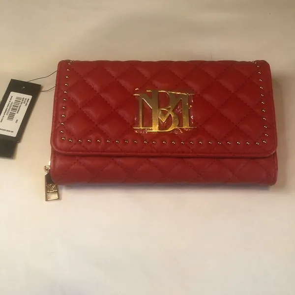 Badgley Mischka Red Wallet Crossbody Bag, Red, NWT - Image 4