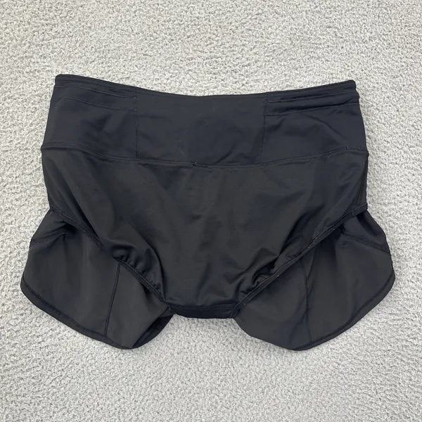 Lululemon Speed Up Shorts High Rise 4" Black Athletic Athleisure Women's 10 - Image 5