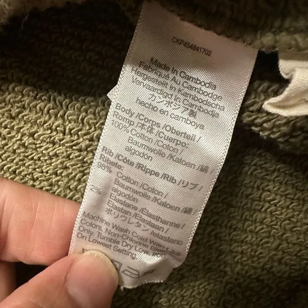 Madewell cropped pullover MWL green xs - Image 7