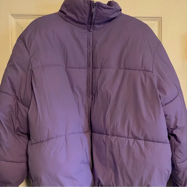 Light Purple Puffer Jacket - Image 3